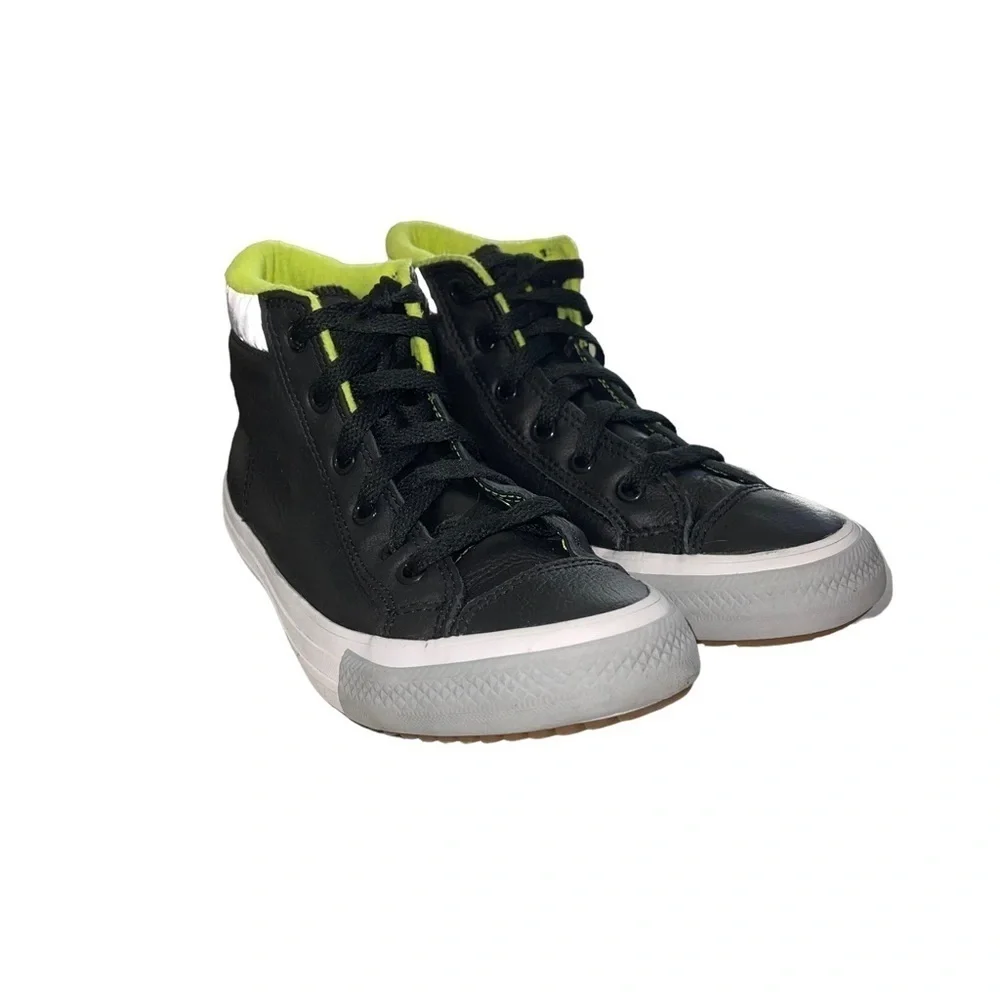 Converse Boys Leather Boots Size 3